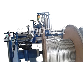 Line of steel strip armouring of cable for oil-submersible pump LBK 07